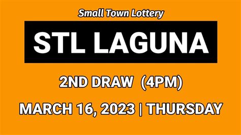 stl laguna result today 4pm